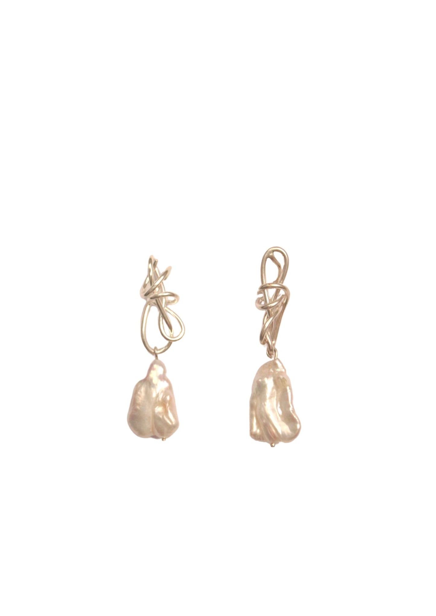 THE SILHOUETTE OF YOUR BODY EARRINGS - SILVER Earrings Albert Coll 