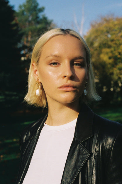 THE SILHOUETTE OF YOUR BODY EARRINGS - VERMEIL Earrings Albert Coll 