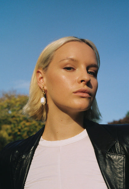THE SILHOUETTE OF YOUR BODY EARRINGS - VERMEIL Earrings Albert Coll 