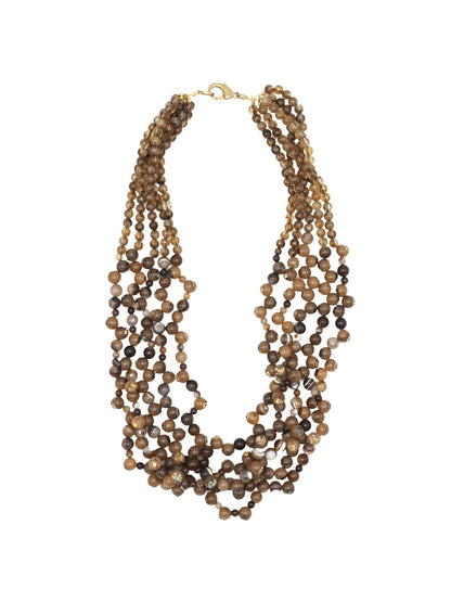 THELMA NECKLACE Necklaces Sita Nevado Brown 