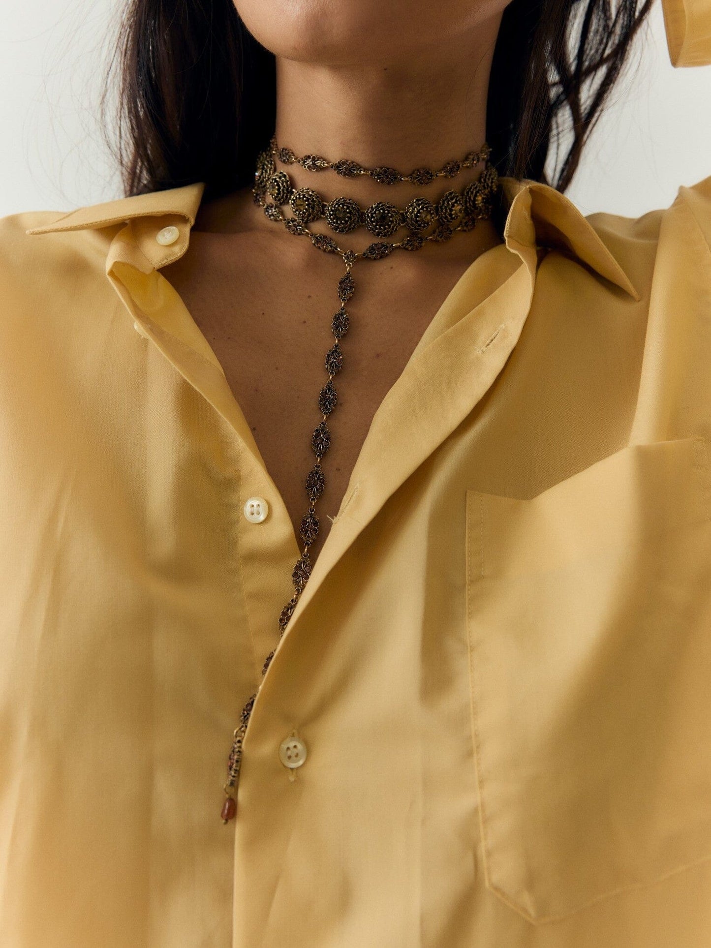 TIE OF DROPS NECKLACE Sita Nevado 