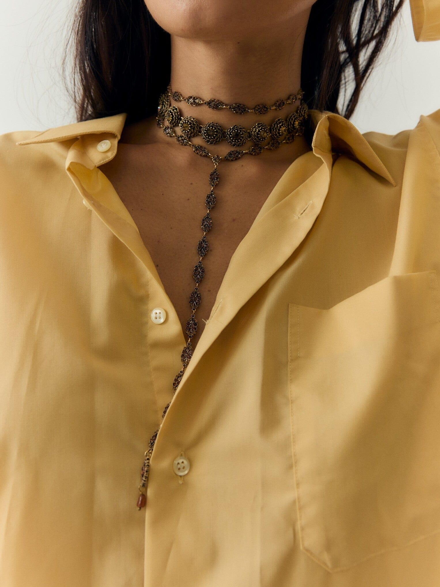 TIE OF DROPS NECKLACE Sita Nevado 