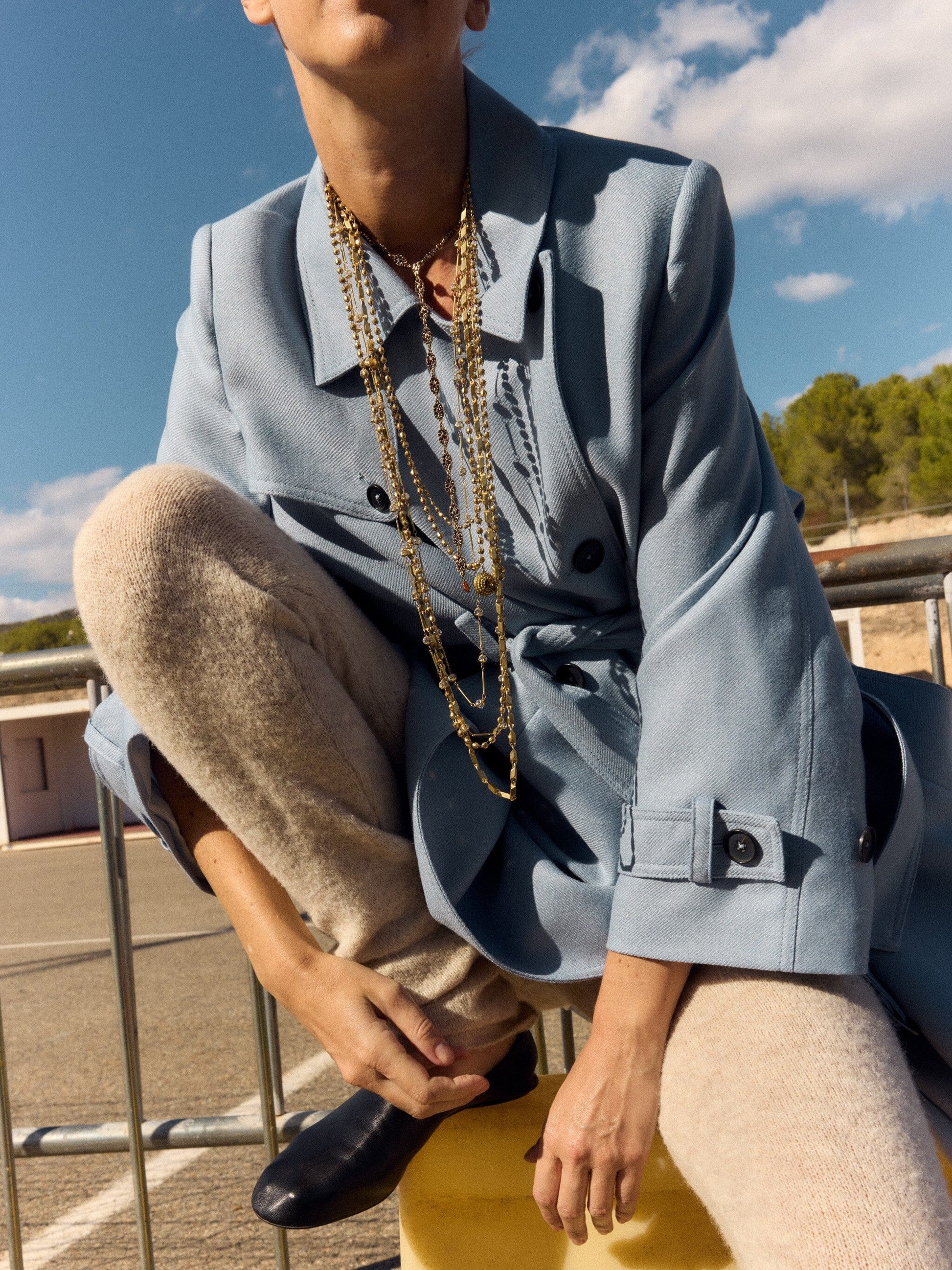 TIE OF DROPS NECKLACE Sita Nevado 