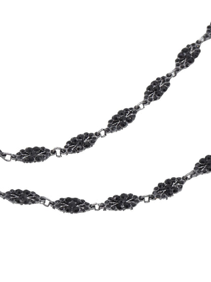 TIE OF DROPS NECKLACE Sita Nevado Black 