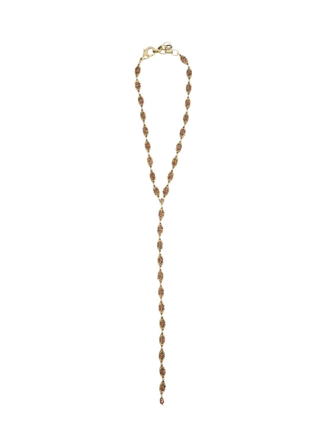 TIE OF DROPS NECKLACE Sita Nevado Gold 