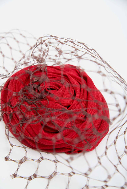 Tocado Sylvie rojo Headpieces Coterelle 