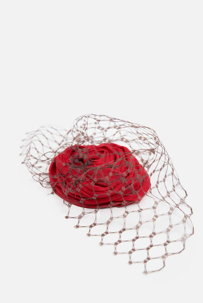 Tocado Sylvie rojo Headpieces Coterelle 