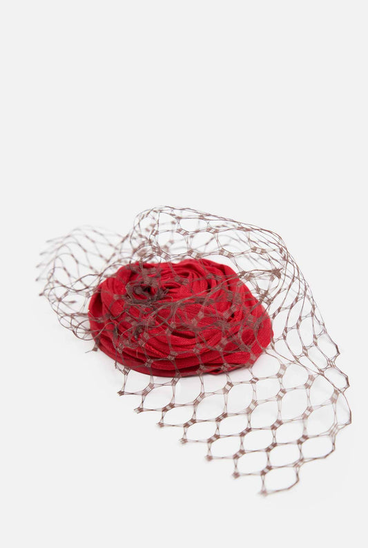 Tocado Sylvie rojo Headpieces Coterelle 