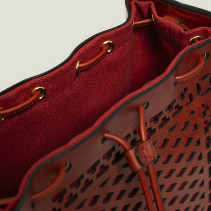 Tonneau Bag Burgundy Tote Bag Dorantes Harness 