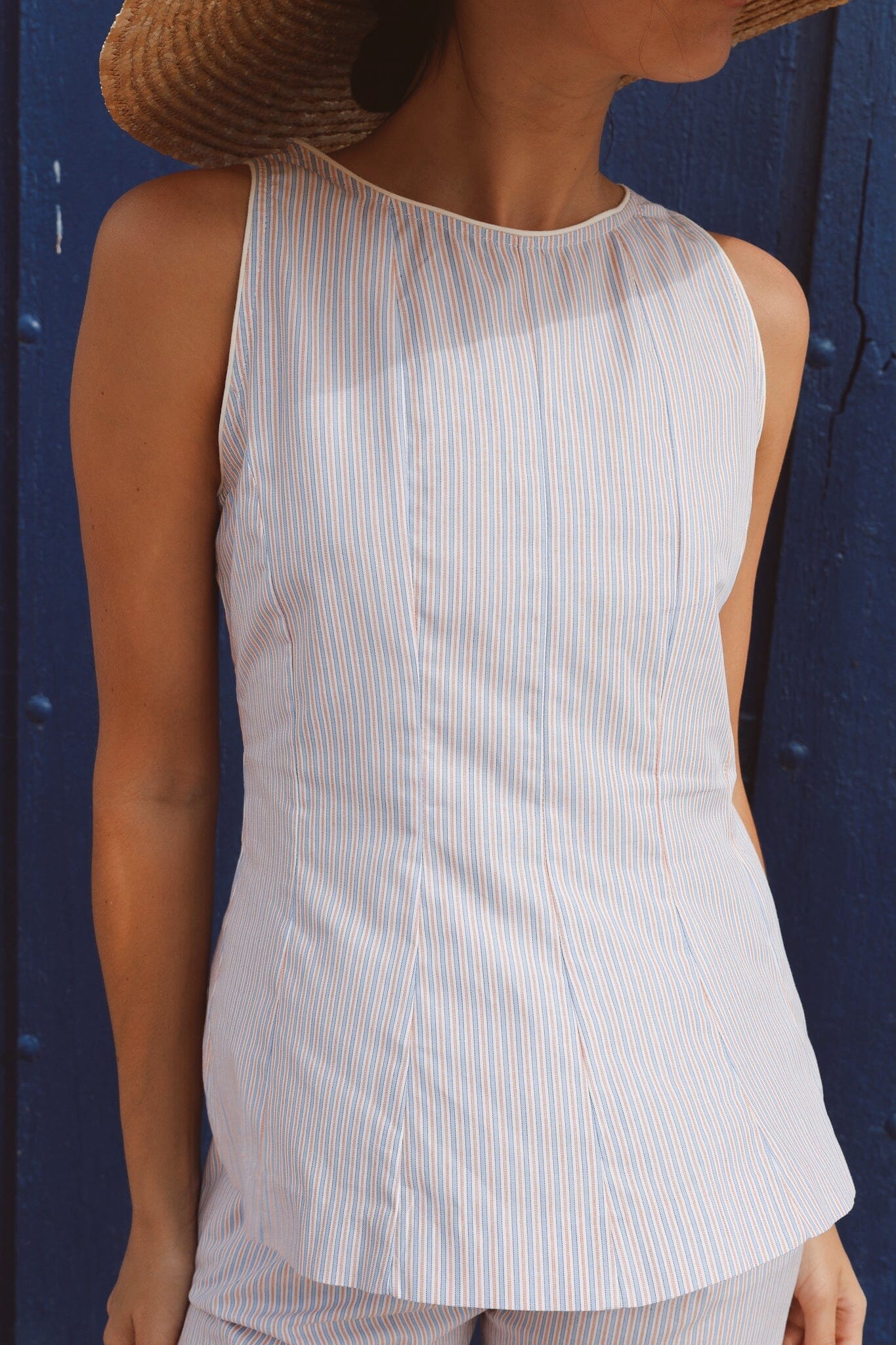 Top Brisa Rayas Azul Shirts & Tops IPA BRAND 