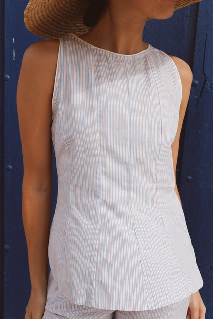 Top Brisa Rayas Azul Shirts & Tops IPA BRAND 