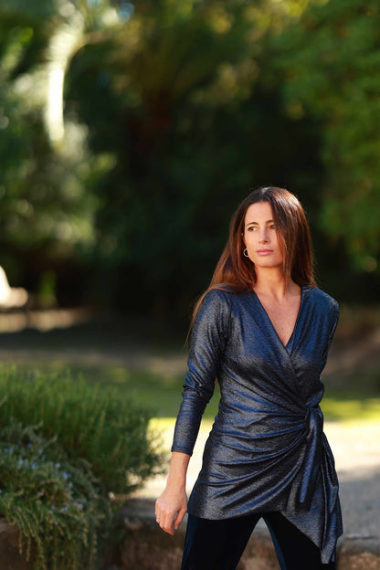 TOP CRUZADO LIRIO LARGO Tops and Blouses Elisa Cortés 