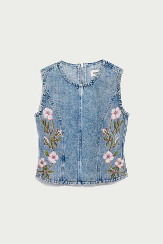 Top de las Flores Salvajes Tops and Blouses Ynes Suelves 