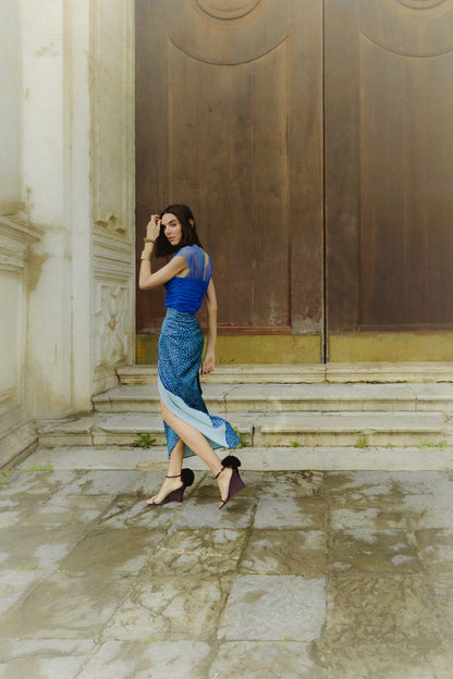 Top Keely Azul Tops and Blouses Julise Magon 