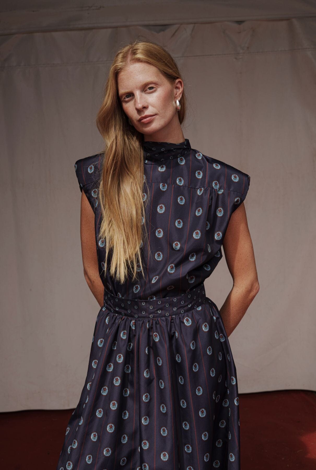 TOP LIONE AZUL Shirts & Tops Himba Collection 