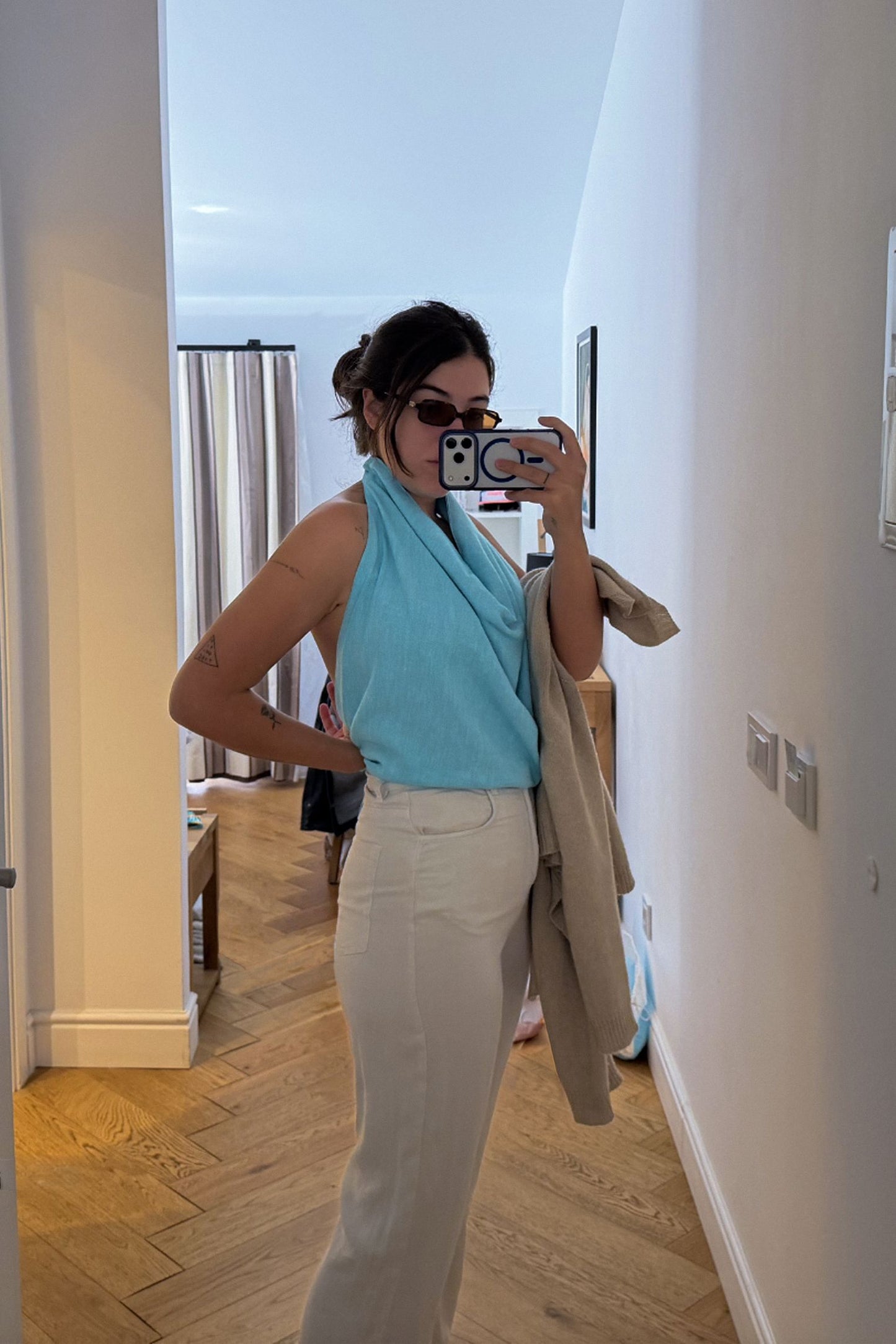 Top "poza" en lino de espiga Tops and Blouses E.R.A.X. 