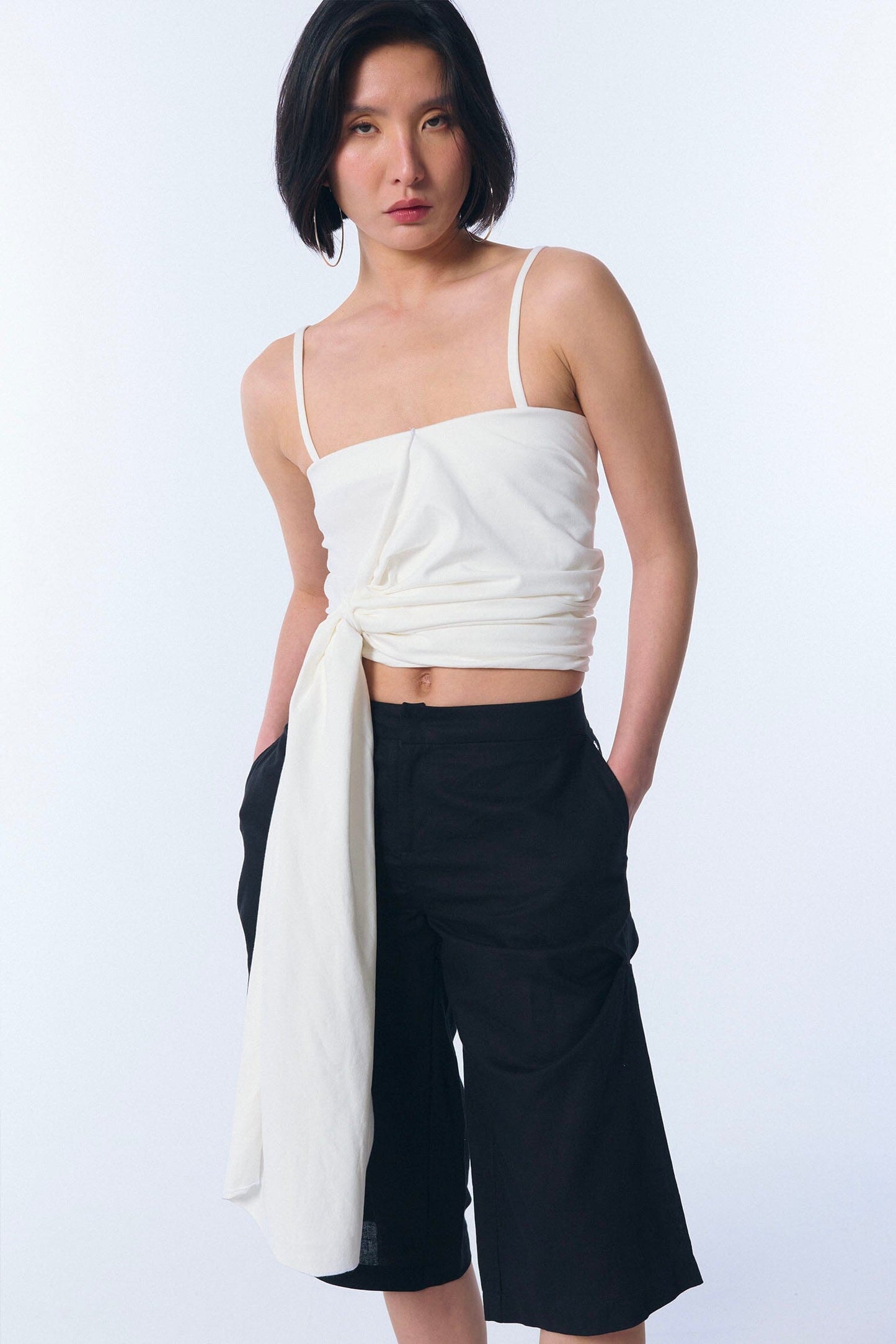 Top "revuelo" en algodón Tops and Blouses E.R.A.X. 