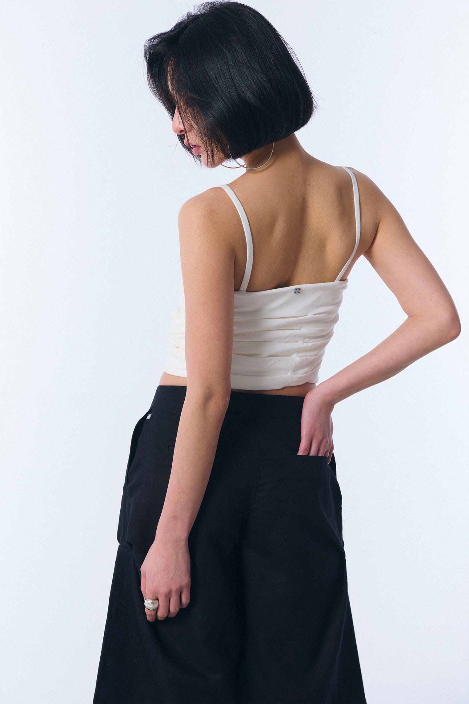 Top "revuelo" en algodón Tops and Blouses E.R.A.X. 