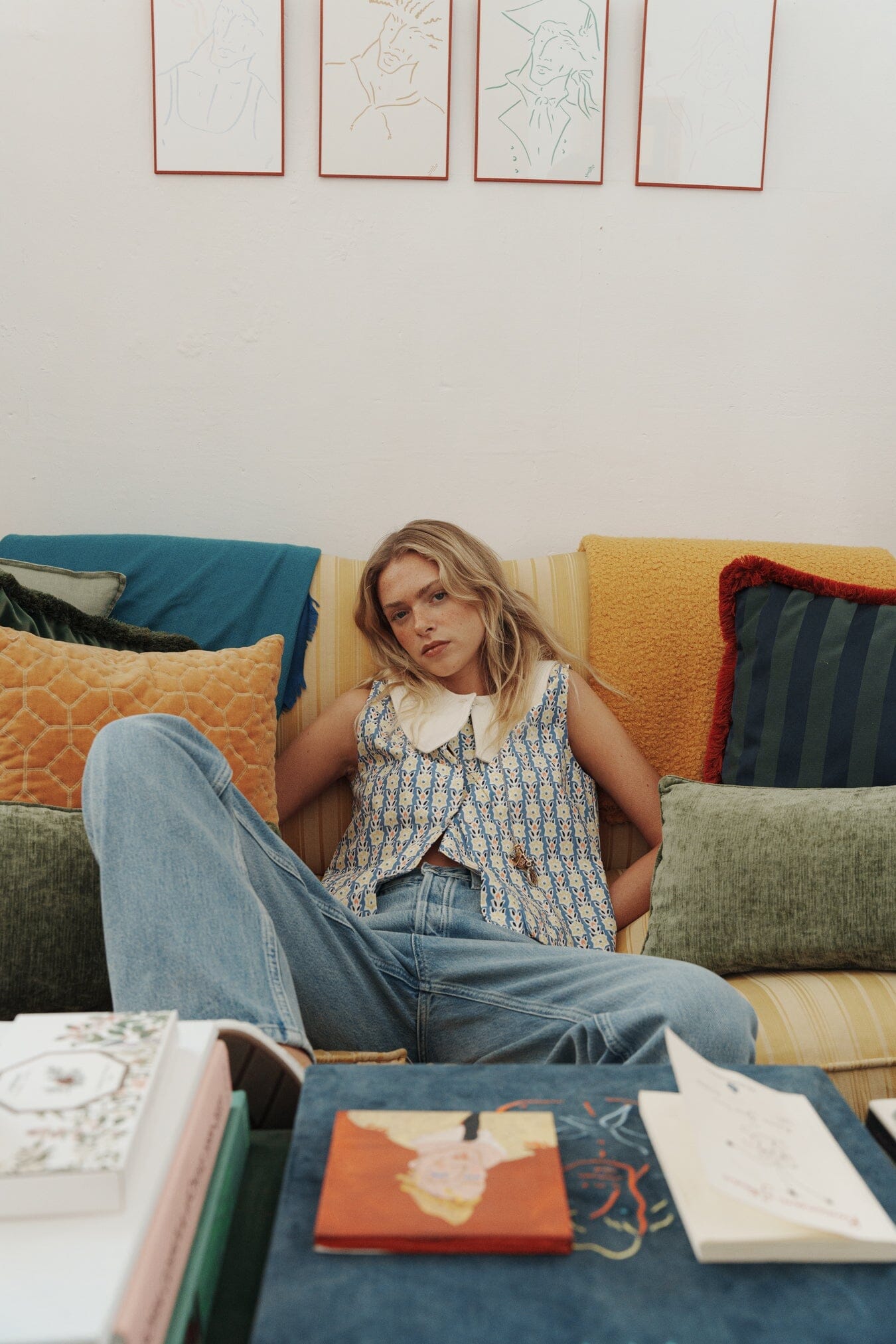 TOP SARAYA FLORES Shirts & blouses Himba Collection 