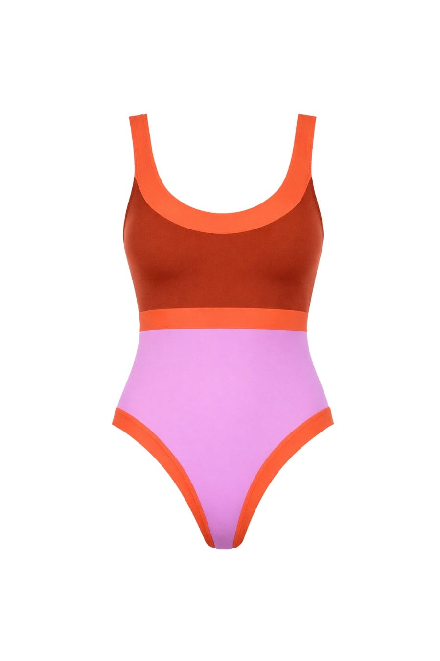 TRAJE DE BAÑO HORIZONTE BIMINI TERRA / LILA / NARANJA COLECCIÓN BIMINI MUR Swimwear 