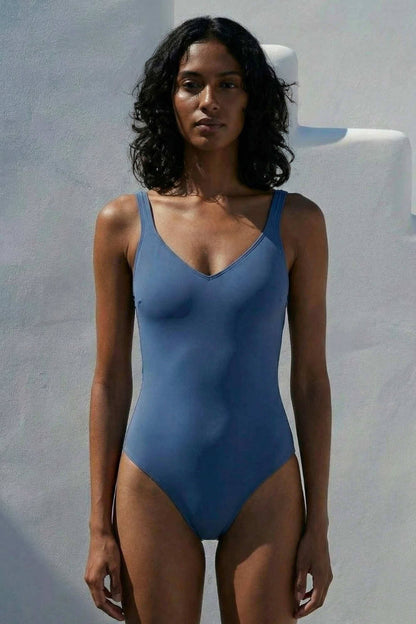 TRAJE DE BAÑO SQUARE BIMINI AZUL OCÉANO Swimwear MUR Swimwear 