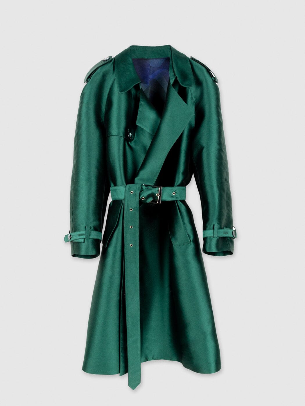 TRENCH VERDE Coats MANS 
