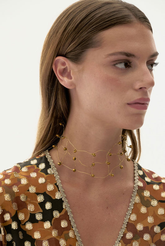 Triple Checkerboard Earrings Verili 