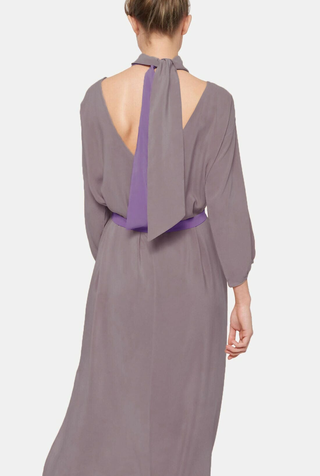 Valentina Beige Dress Natural Dye - Pre Order Dresses Atelier Aletheia 