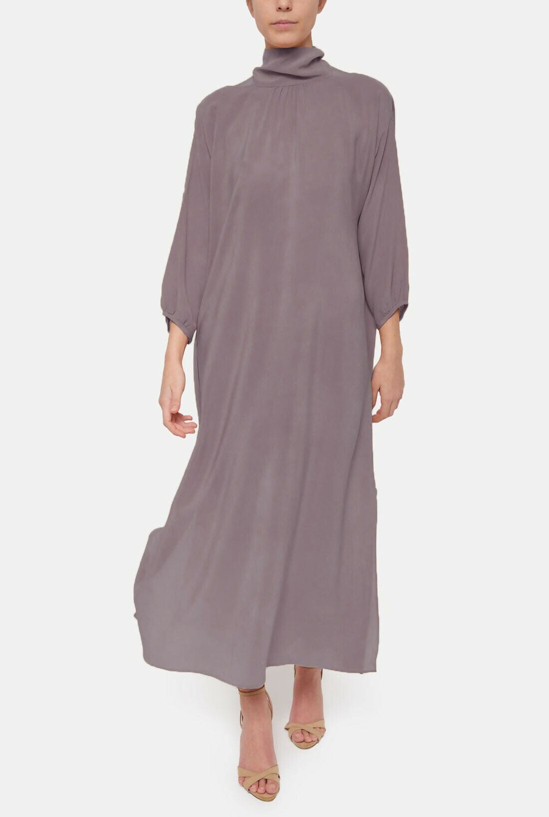 Valentina Beige Dress Natural Dye - Pre Order Dresses Atelier Aletheia 