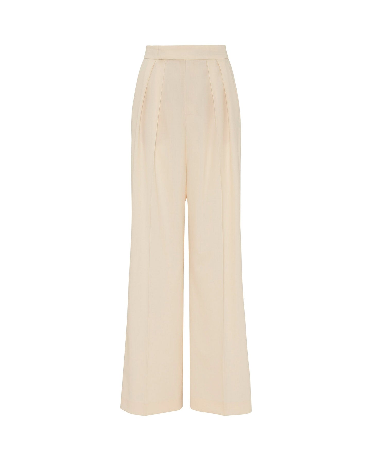 Vanilla wool suit trousers Trousers Mirto 