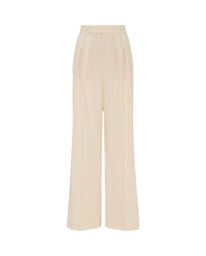 Vanilla wool suit trousers Trousers Mirto 