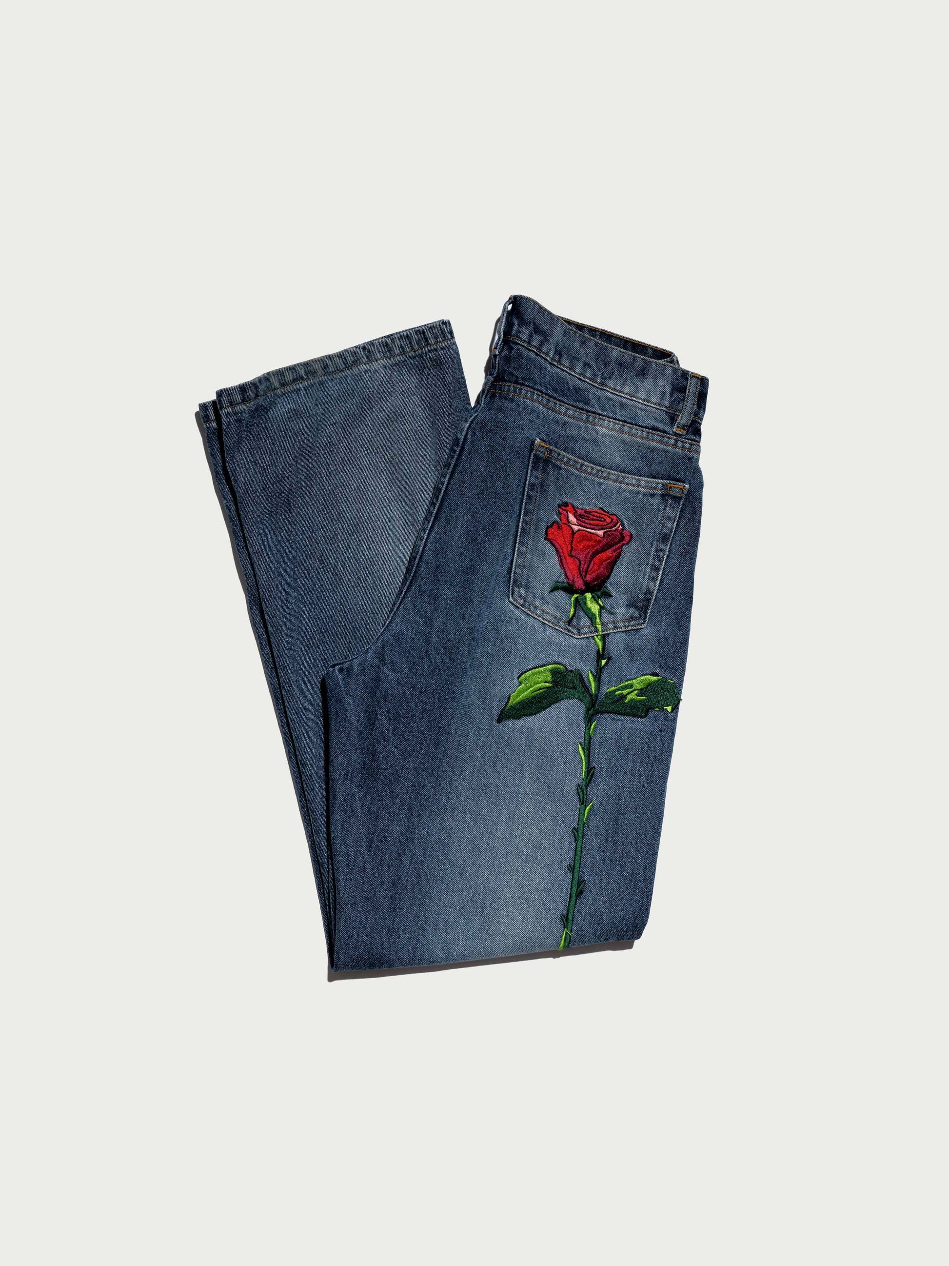 Vaqueros Baggy de la Rosa Trousers Ynes Suelves 