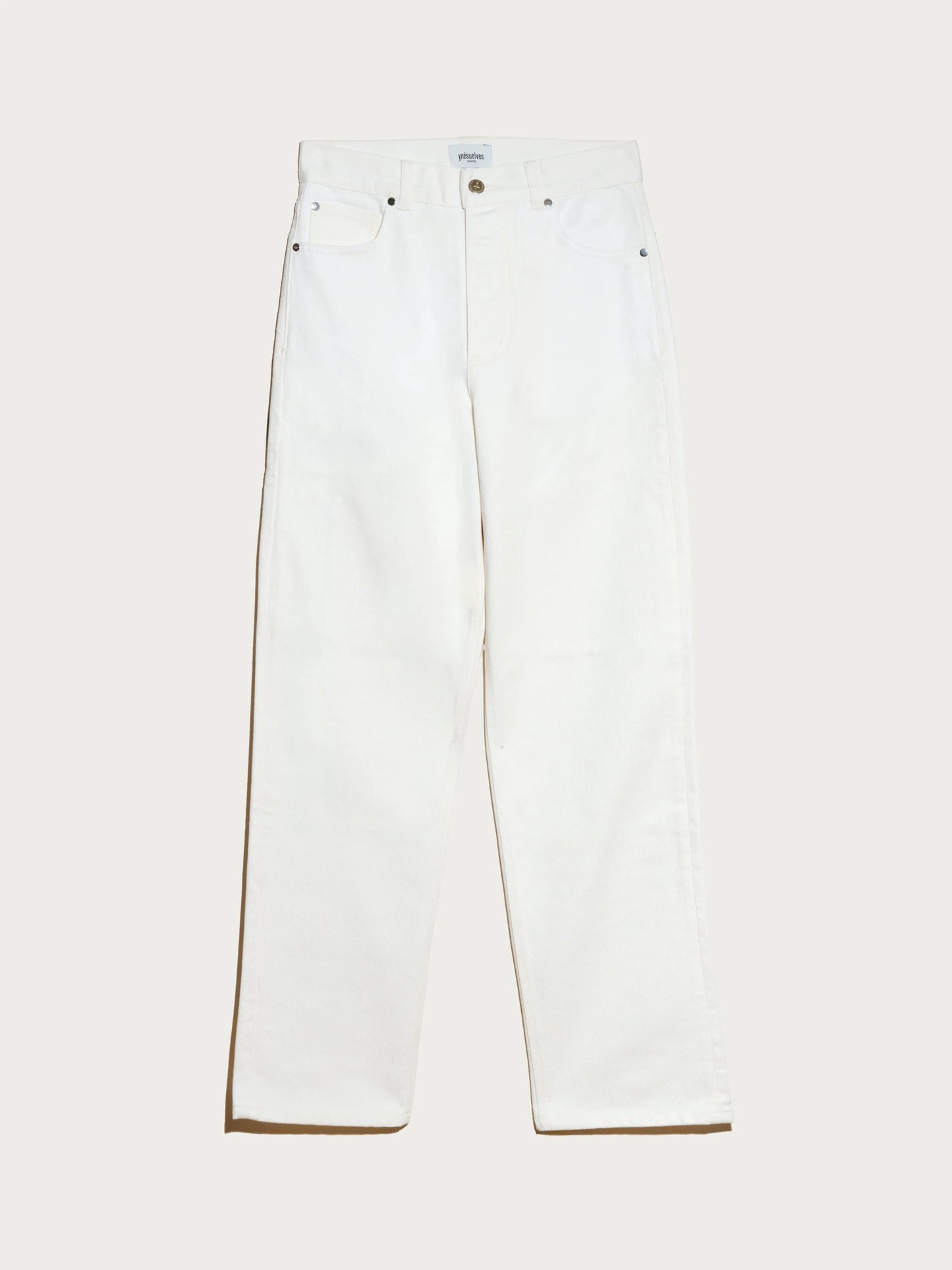 Vaqueros Blancos clasicos de la rosa Trousers Ynes Suelves 