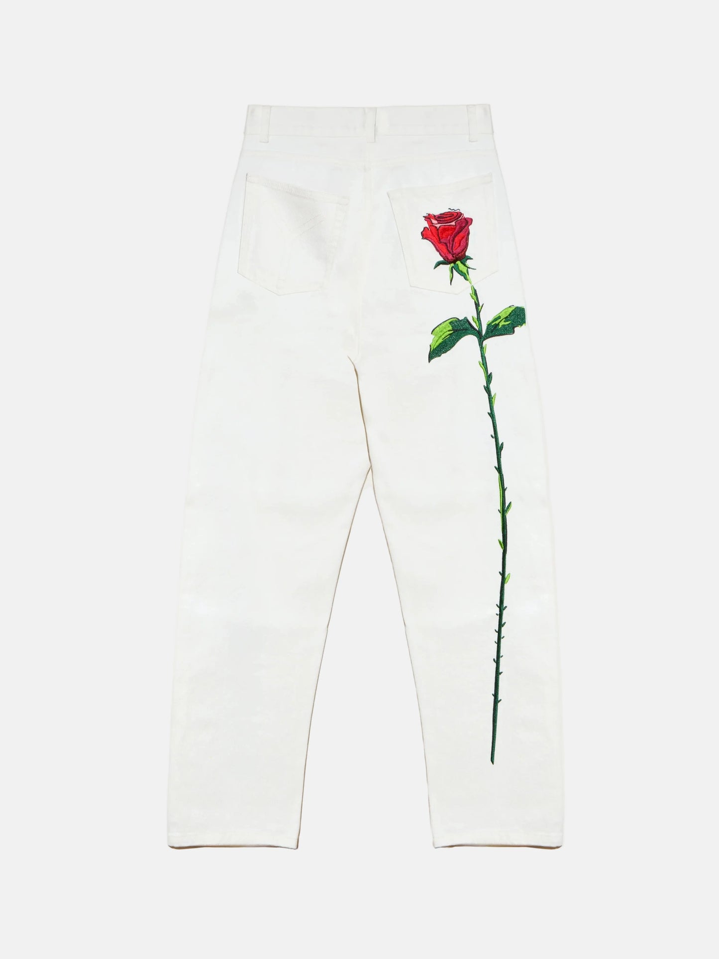 Vaqueros Blancos clasicos de la rosa Trousers Ynes Suelves 