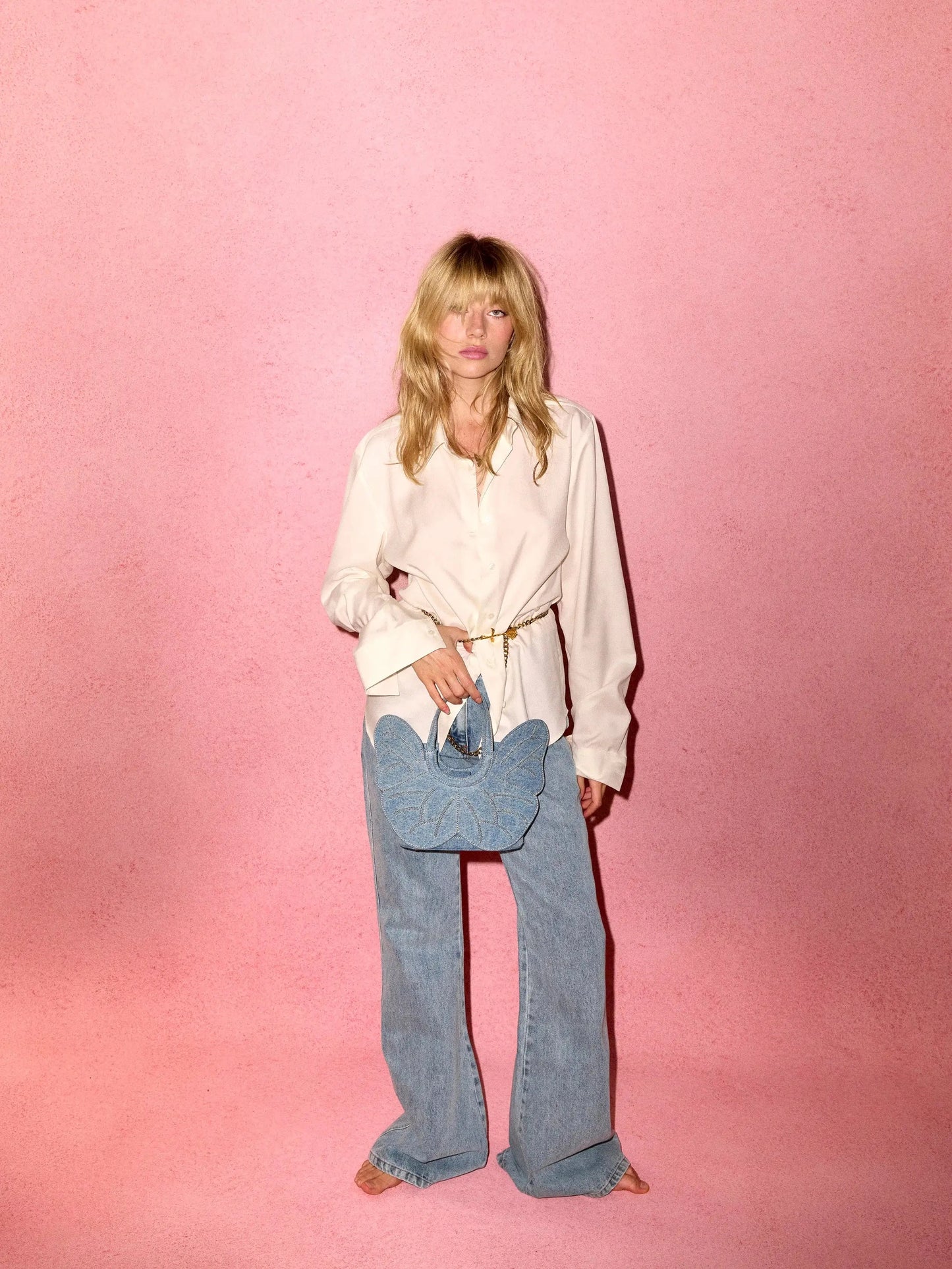 Vaqueros Campana de la Rosa Trousers Ynes Suelves 