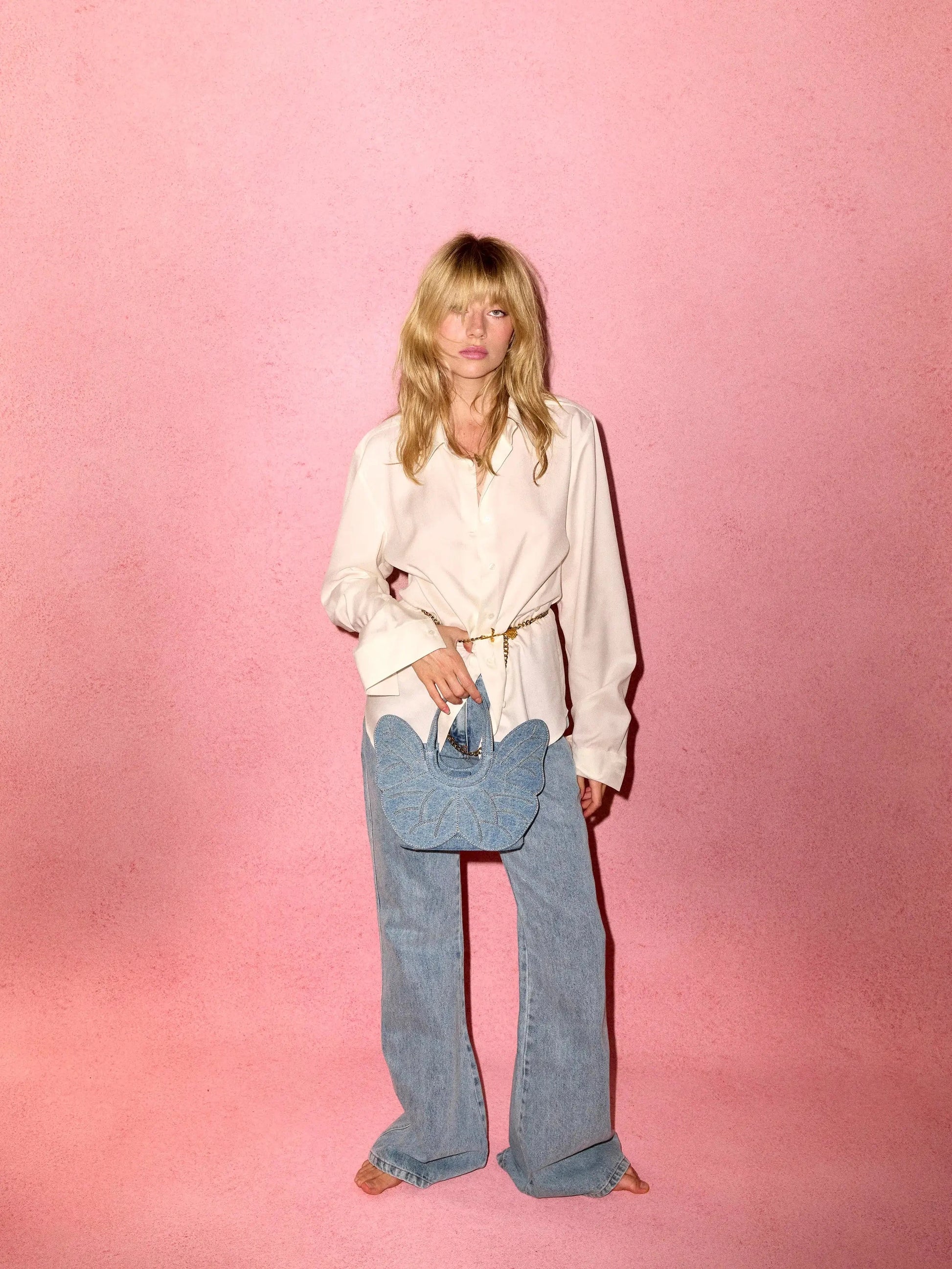 Vaqueros Campana de la Rosa Trousers Ynes Suelves 