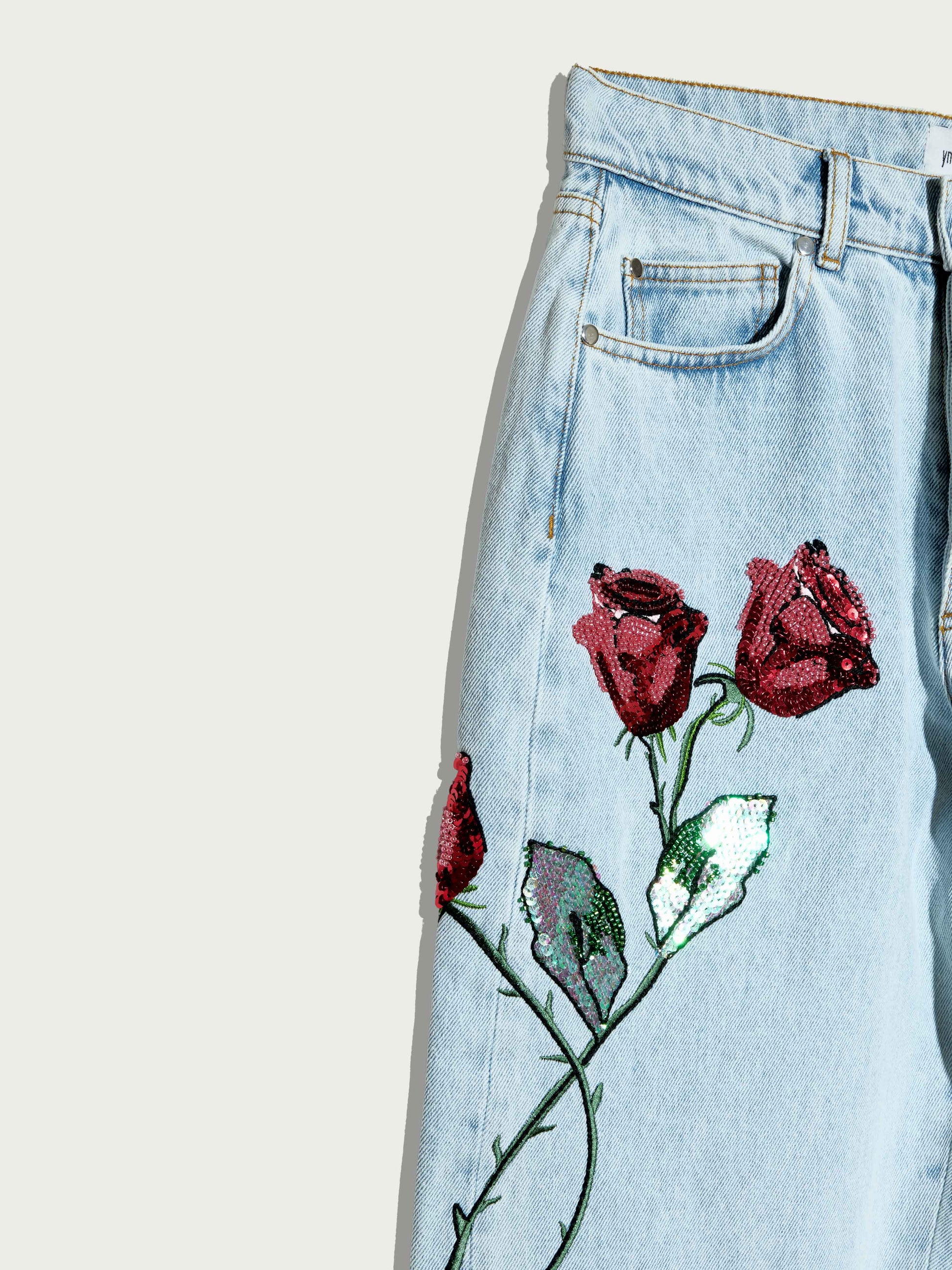 Vaqueros lentejuelas Trousers Ynes Suelves 