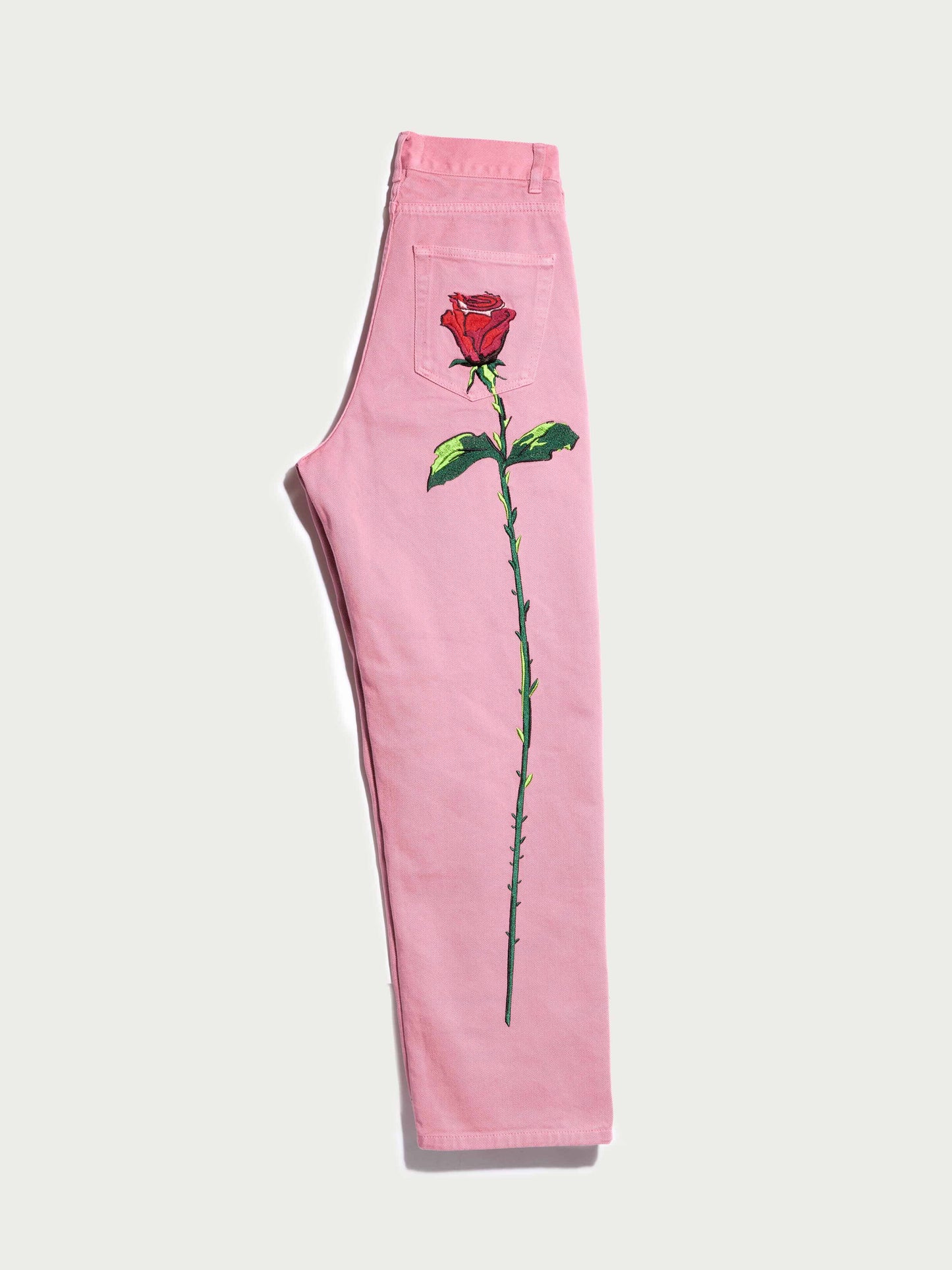 Vaqueros Rosas de la Rosa Trousers Ynes Suelves 