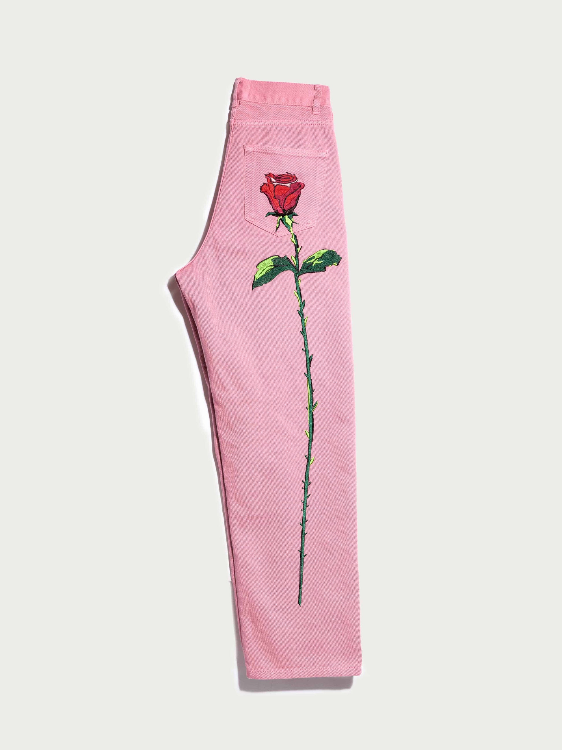 Vaqueros Rosas de la Rosa Trousers Ynes Suelves 