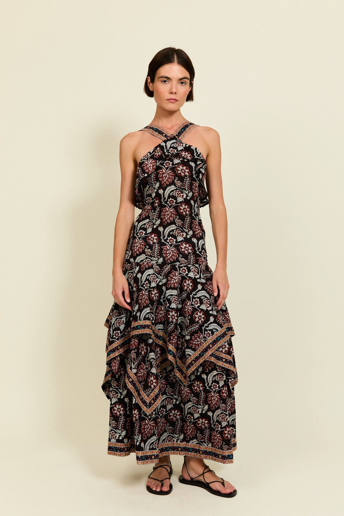 VESTIDO ALINA FLORES Dresses Philippa 1970 