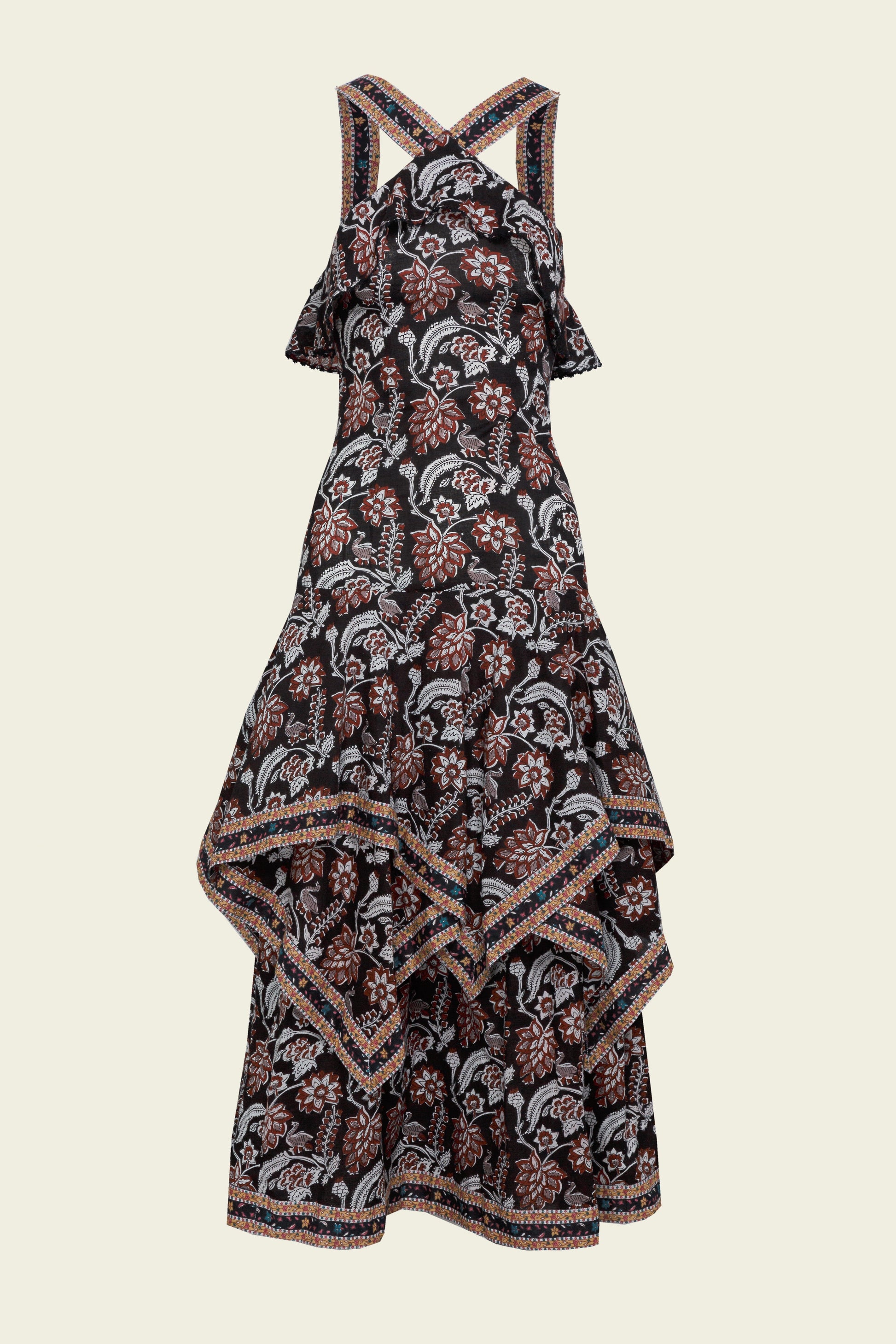 VESTIDO ALINA FLORES Dresses Philippa 1970 