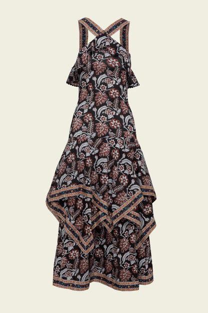 VESTIDO ALINA FLORES Dresses Philippa 1970 