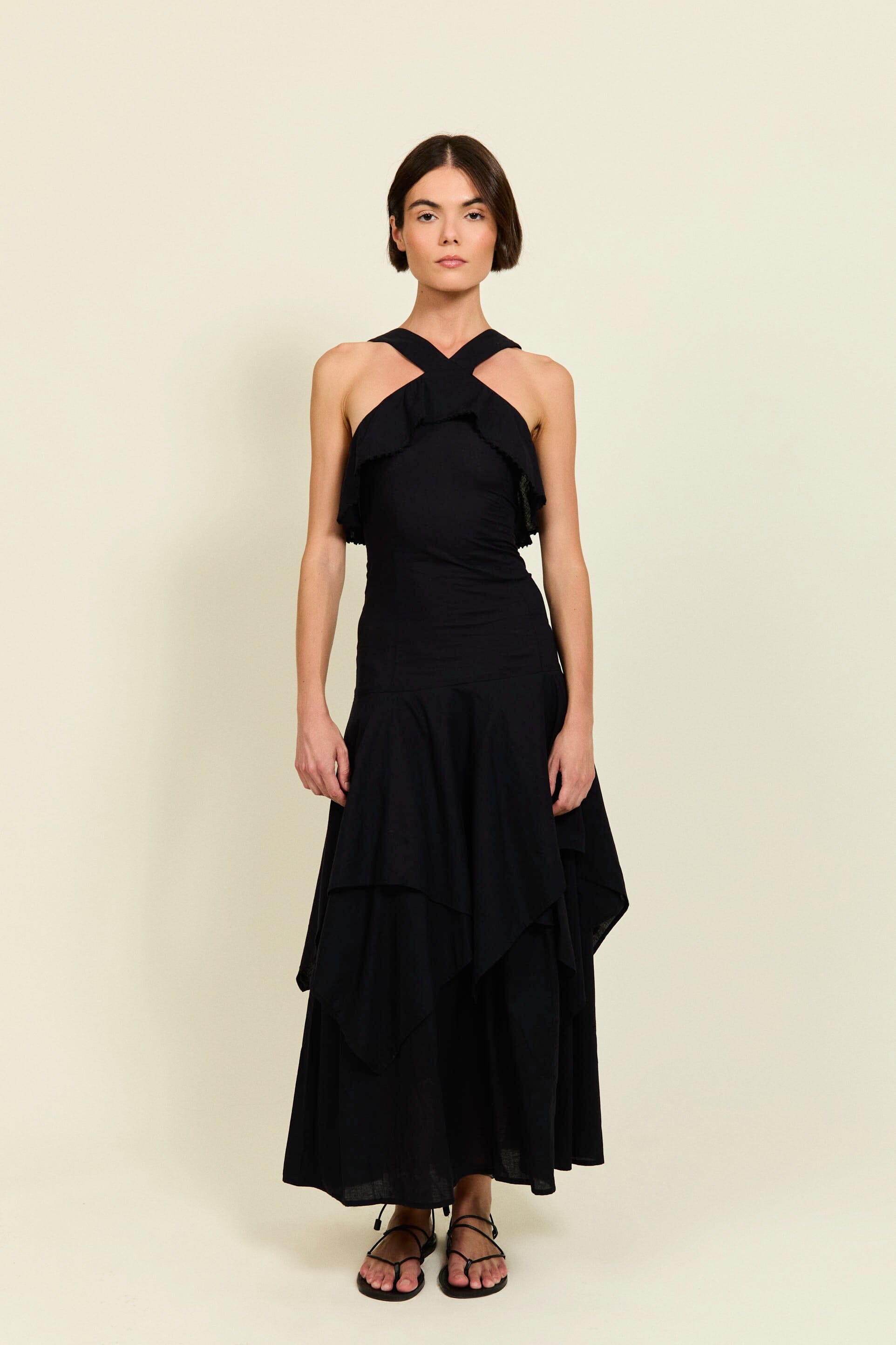 VESTIDO ALINA NEGRO Dresses Philippa 1970 