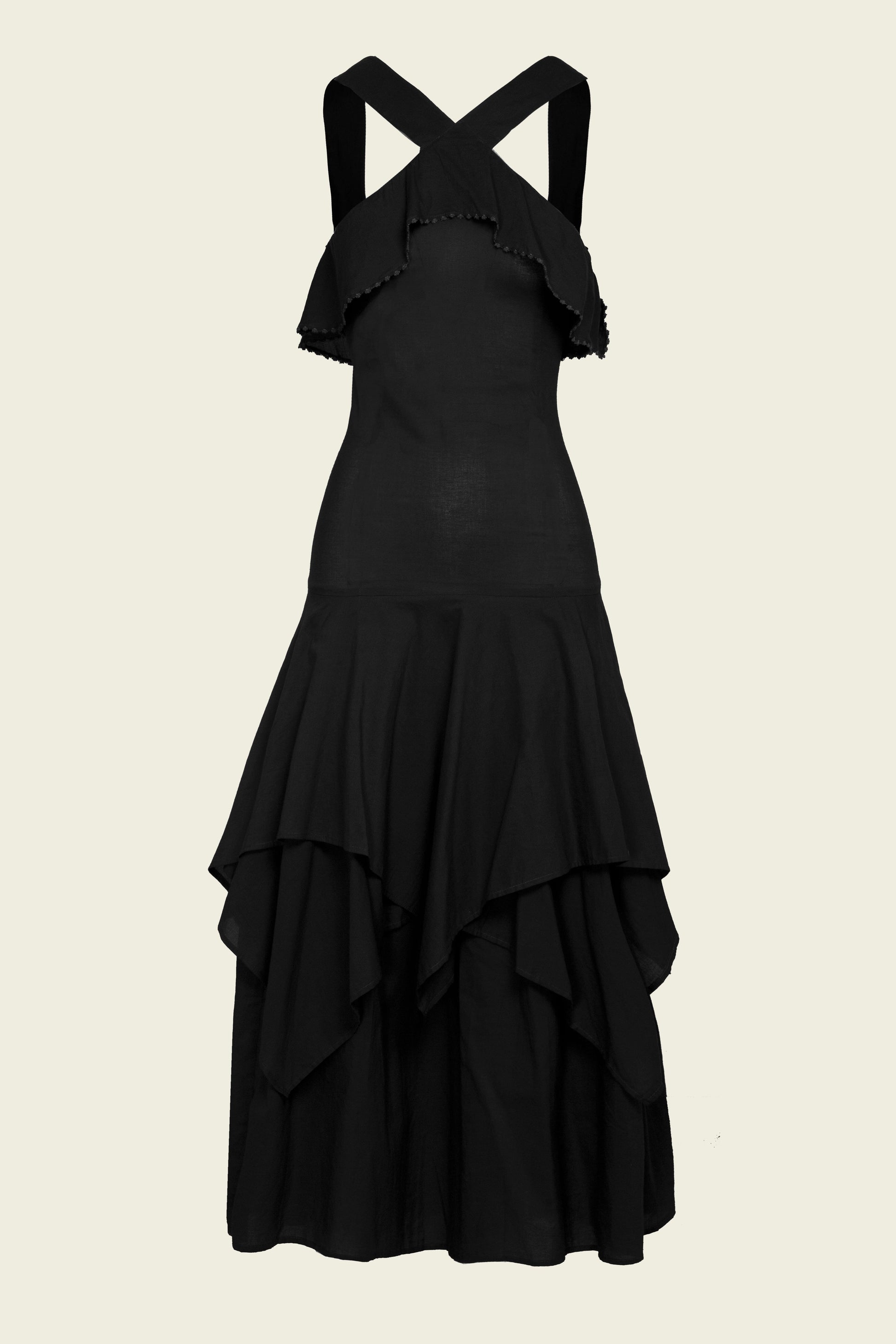VESTIDO ALINA NEGRO Dresses Philippa 1970 