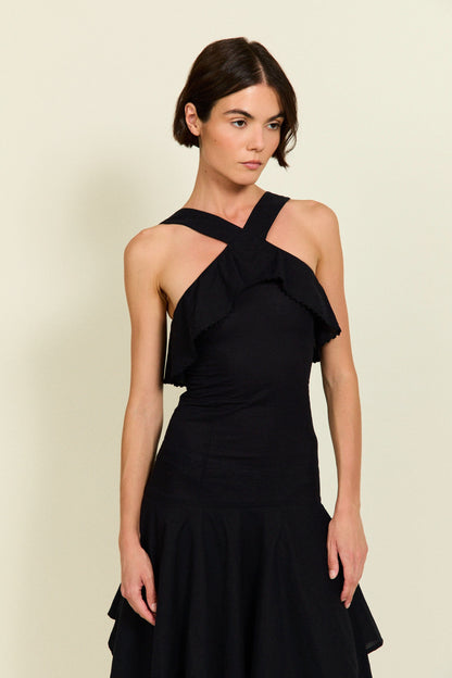 VESTIDO ALINA NEGRO Dresses Philippa 1970 