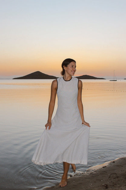 Vestido Arena Lino Liso Dresses IPA BRAND 