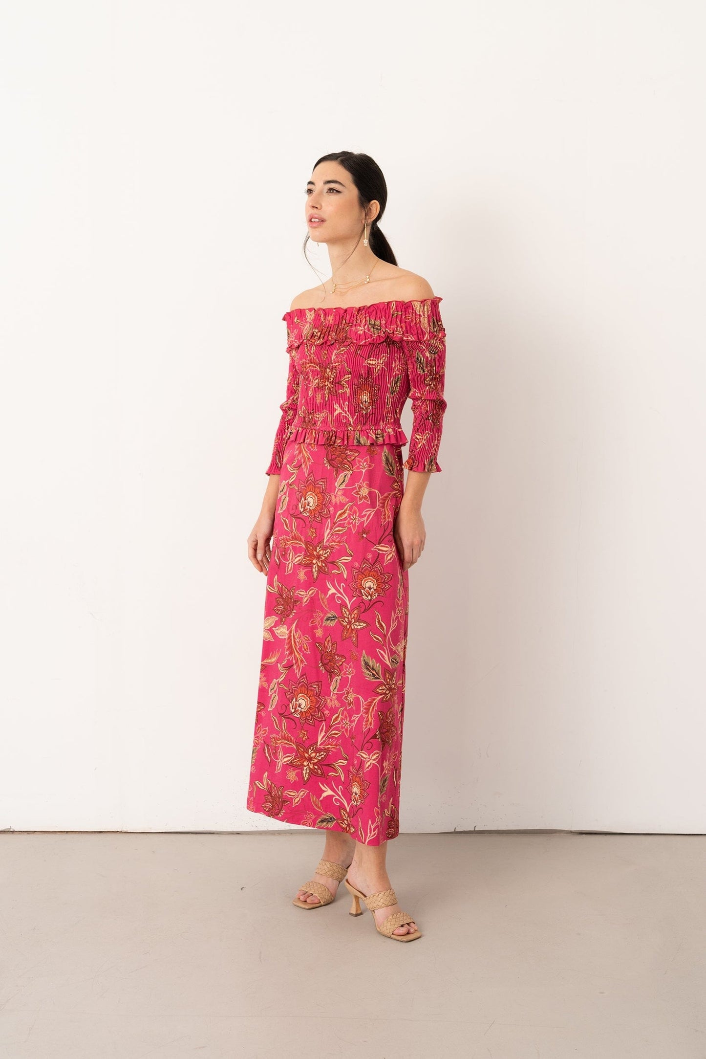 Vestido Bardot Framboise Dresses Vano Studio 