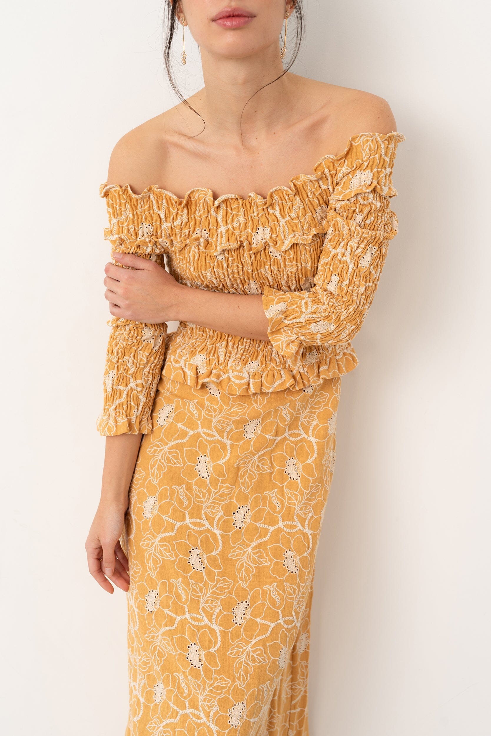 Vestido Bardot Rive Dresses Vano Studio 