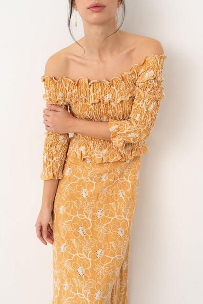 Vestido Bardot Rive Dresses Vano Studio 