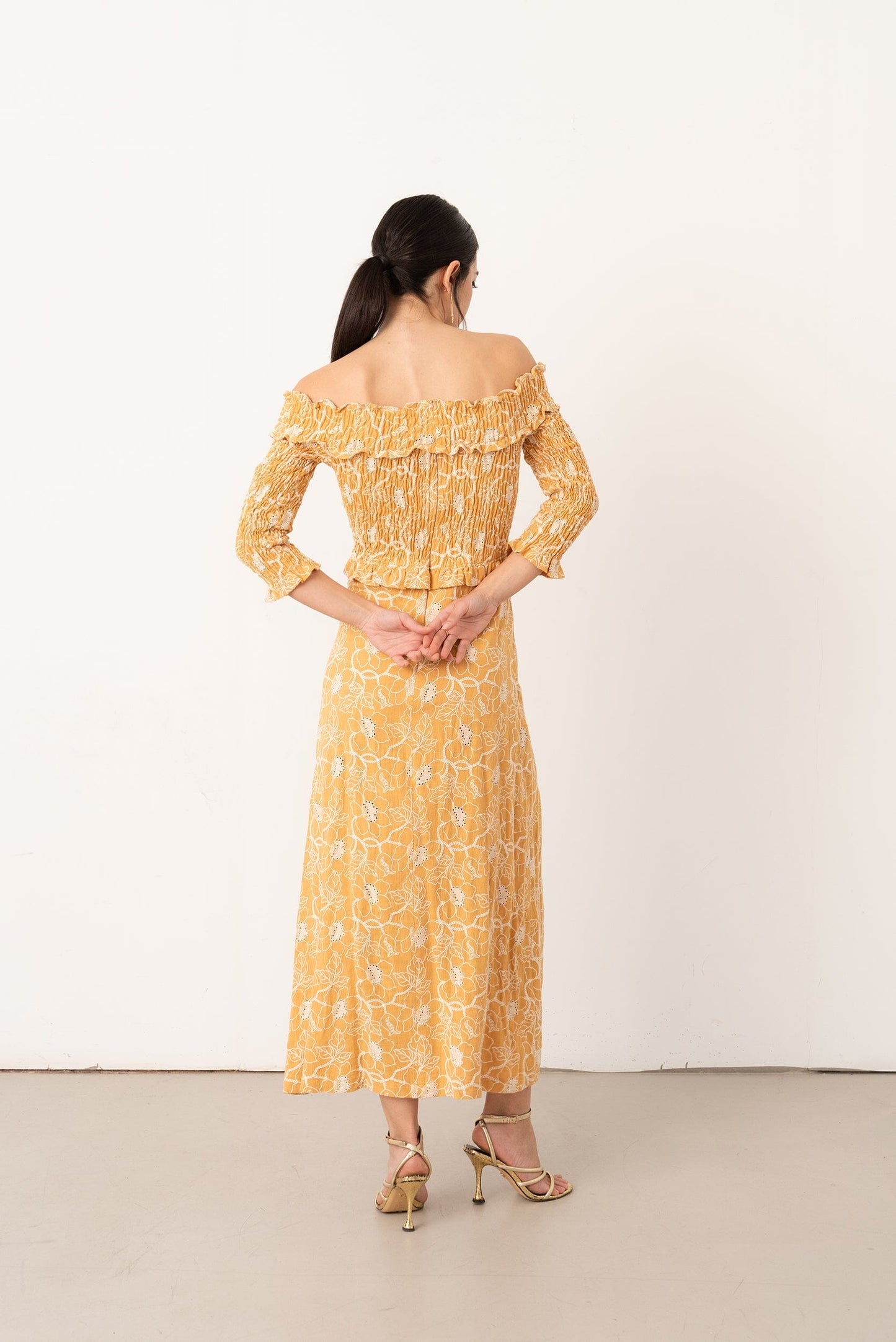 Vestido Bardot Rive Dresses Vano Studio 